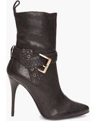 Balmain Alight Booties - Lyst