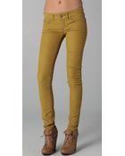 Free People Skinny Corduroy Pants - Lyst