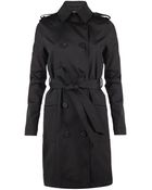 AllSaints Truman Trenchcoat - Lyst