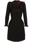 Lanvin Structured Wool-blend Cocktail Dress - Lyst