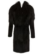 Maison Martin Margiela Goat and Rabbit Fur Coat - Lyst