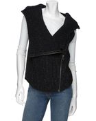 Helmut Lang Hooded Wool Vest - Lyst