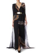 Matthew Williamson Harlequin Silk Gown - Lyst