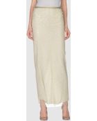 Emporio Armani Long Skirt - Lyst