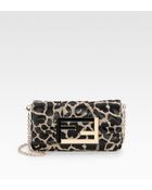 Fendi Mia Leopard-print Pochette - Lyst