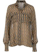 Suno Oversized Button Down Shirt - Lyst