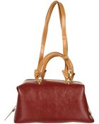 Topshop Contrast Trim Doctors Bag - Lyst