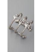 Low Luv X Erin Wasson Triple Bone Cuff - Lyst
