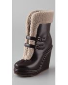 Marc By Marc Jacobs Wedge Platform Booties - Lyst