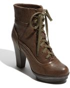 Frye Mimi Lace-up Bootie - Lyst