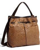 Furla Gaucho Belted Leather Hobo - Lyst