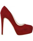 Rupert Sanderson 140mm Suede Pumps - Lyst