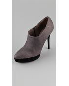 Calvin Klein Dani Platform Booties - Lyst