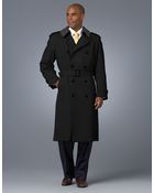Joseph Abboud Quentin Belted Double-breasted Trench Coat - Lyst
