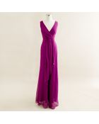 J.Crew Evie Long Dress in Silk Chiffon - Lyst