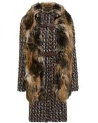 Lanvin Tweed Coat - Lyst