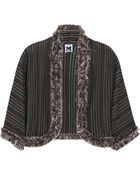 M Missoni Metallic Woven Shrug - Lyst