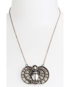 Belle Noel Scarab Necklace - Lyst