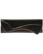 Christian Louboutin Piagalle Spiked Leather Clutch - Lyst