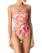 Seafolly Avant Garden Twist Bandeau Swimsuit - Lyst