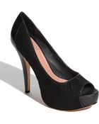 Vince Camuto Moda Peep Toe Pump - Lyst