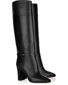 Christian Louboutin Mervillion 85 Leather Knee Boots - Lyst