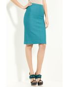 Burberry Prorsum Knit Pencil Skirt - Lyst