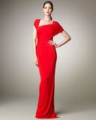 Donna Karan New York Wrapped Jersey Gown - Lyst