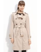 London Fog Double Breasted Trench - Lyst