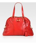 Saint Laurent Ysl Large Muse Handbag - Lyst