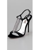Badgley Mischka Java Stone T-strap Sandals - Lyst