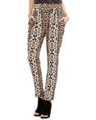 A.L.C. Elson Silk Crepe Pant in Leopard - Lyst
