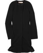 Marni Wool-blend Crepe Coat - Lyst