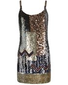 AllSaints Bloque Dress - Lyst