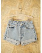 Free People Vintage Levis Denim Cutoffs - Lyst