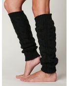 Free People Marled Cable Legwarmer - Lyst