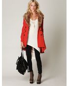 Free People Seamed Knit Skinny Pants with Side Zippers - Lyst