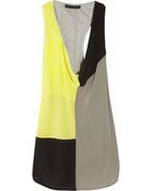 Alexander Wang Enzyme Silk Crepe De Chine Tank - Lyst