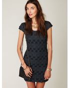 Free People Short Sleeve Bow Back Dress - Lyst