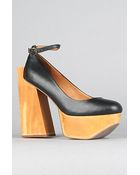 Jeffrey Campbell The Safety Shoe in Black Calf Hair - Lyst