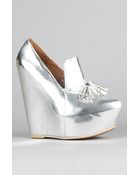 Jeffrey Campbell The Zealous Shoe in Silver - Lyst