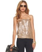 Michael Kors Sequined Tube Top - Lyst