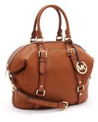 Michael Kors Medium Bedford Satchel, Luggage - Lyst