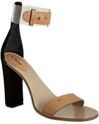 Chloé Clear Ankle Strap Sandals - Lyst