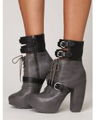 Free People Andee Platform Buckle Boot - Lyst