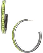 Marc By Marc Jacobs Classic Marc Hoop Earrings - Lyst