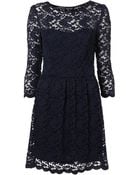 Topshop Sweetheart Lace Flippy Dress - Lyst