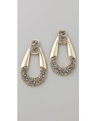 Belle Noel Swarovski Glamour Earrings - Lyst