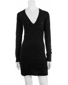 Theory Harufi V-neck Sweater Dress - Lyst