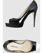 Brian Atwood Pumps With Open Toe - Lyst